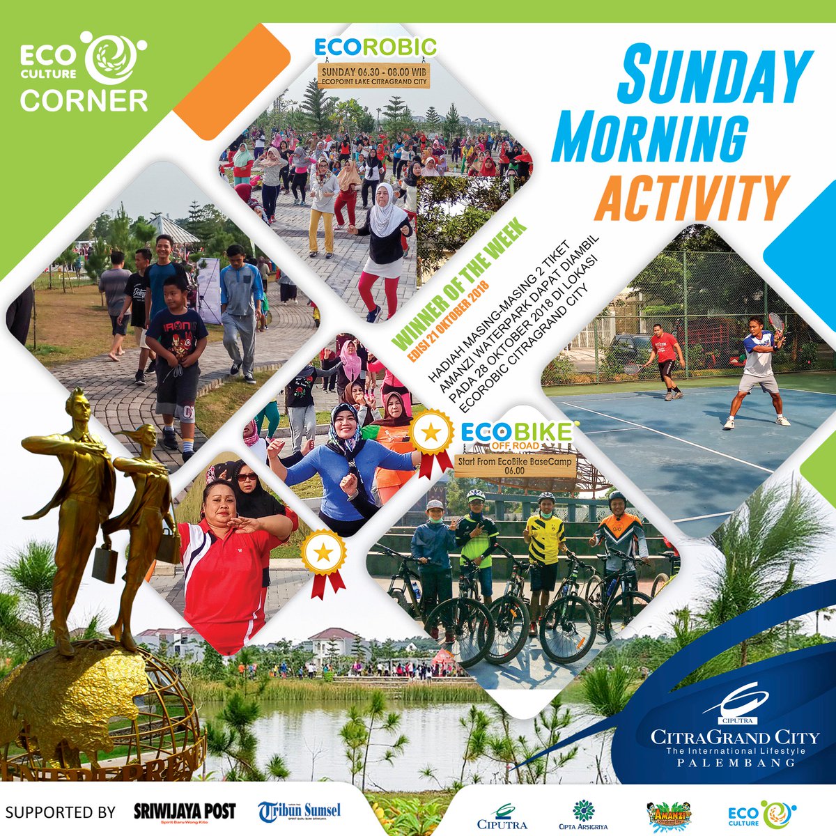 Ini dia pemenang EcoRobic edisi mingu ini, selamat ya :D