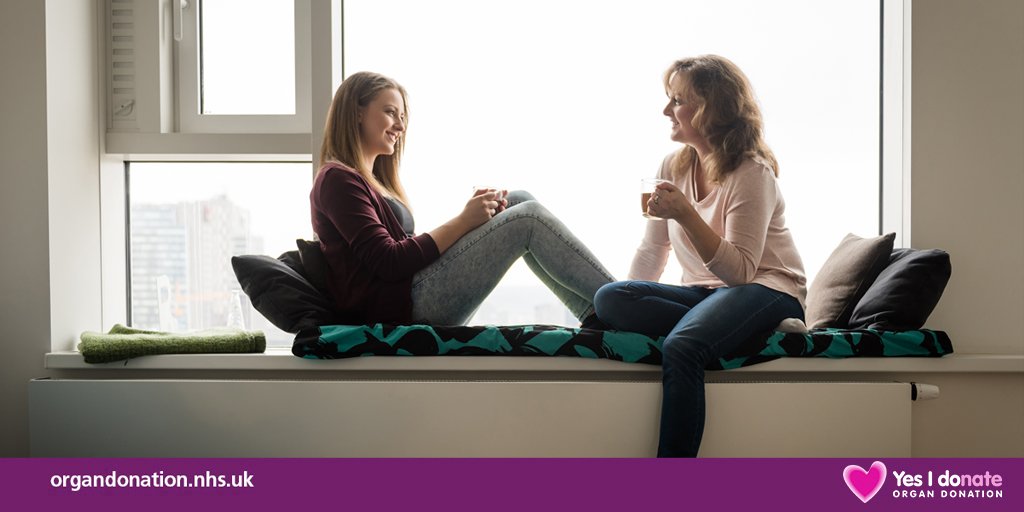 Have you told your family you want to be an organ donor? Why not have the chat this weekend. #YesIDonate