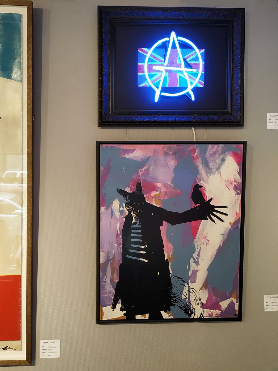 London Calling (2/4)
Rebel! exhibition at Mason’s Yard, St. James’s <a href="/ReemFineArt/">Reem Gallery</a> 
Bedlam's Copse supporting Anarchy?
#art #london #SundayMorning