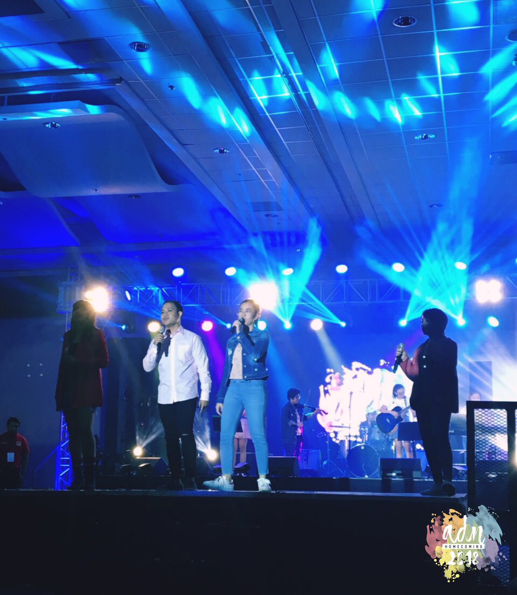 🎶 Lift your head
baby don’t be scared
Of the things that could go wrong along the way
You’ll get by with a smile
Now it’s time to kiss away those tears goodbye ...🎶

#ADNHomecoming2018