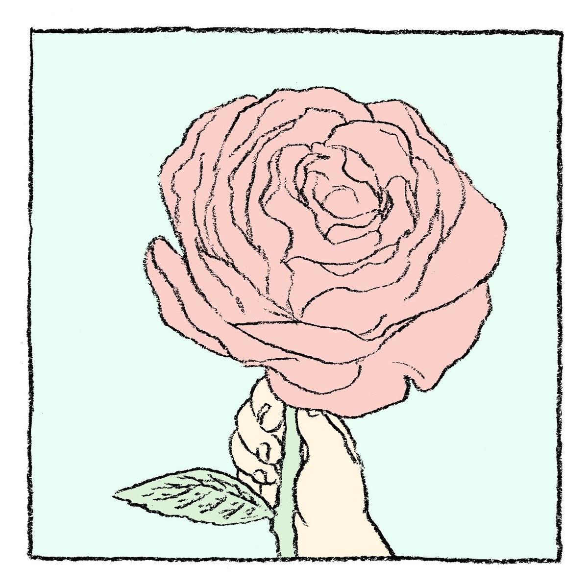 #野ばら #こどもの手と花 