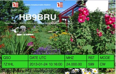 pewi28's tweet photo. I just logged a CW QSO with 7Z1HL on 20M.
73 de HB9BRU #mldx #hamradio https://t.co/9O5dfUagIY