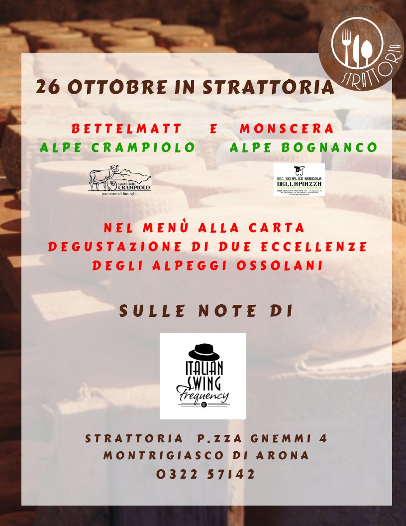 strattoriaarona's tweet photo. Due formaggi ossolani a confronto. #strattoria #arona #lagomaggiore https://t.co/4IVczm426U