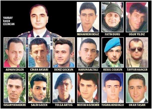 21 Ekim 2007, 12 yıl önce bugün Dağlıca'da 16 Şehit verdik…
UNUTMAYALIM, UNUTTURMAYALIM..........