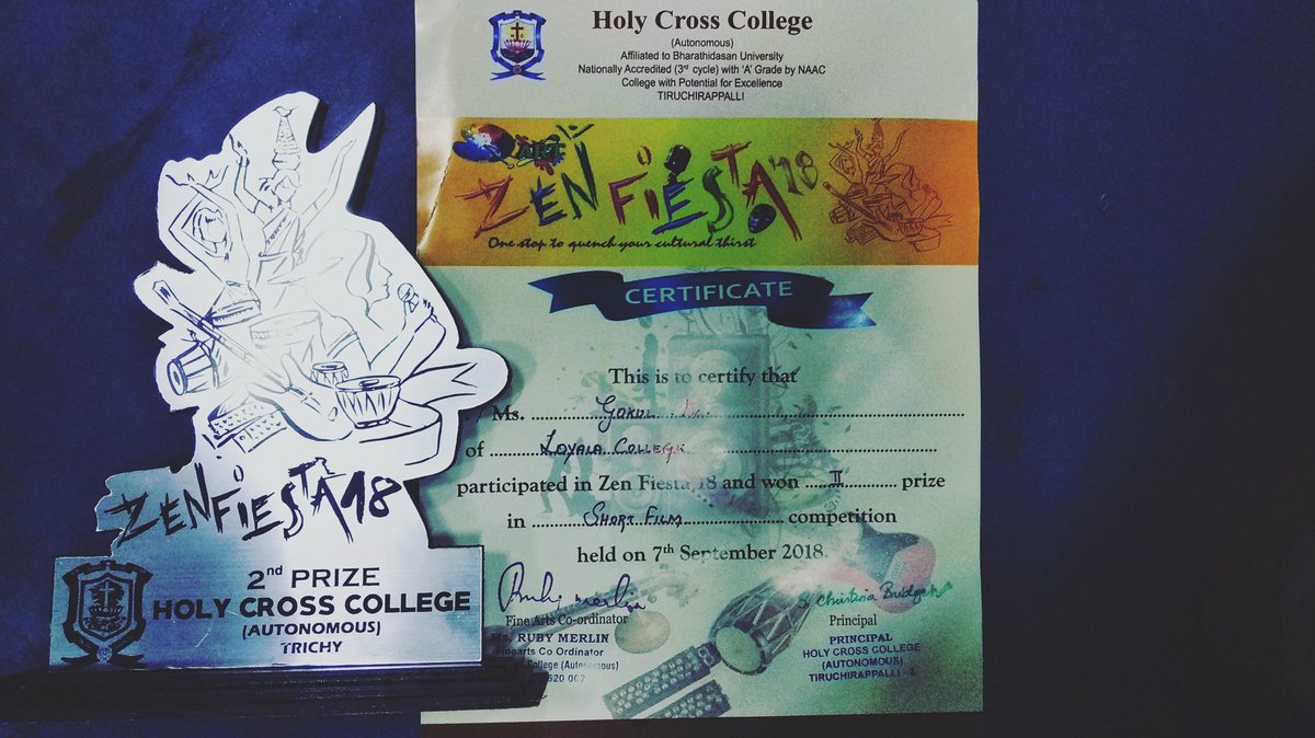 cineportstudios's tweet photo. #SuthathinKarangal 
Our Short Film own 2nd prize in Holy Cross College.
#zenfiesta https://t.co/UeixvB691a
