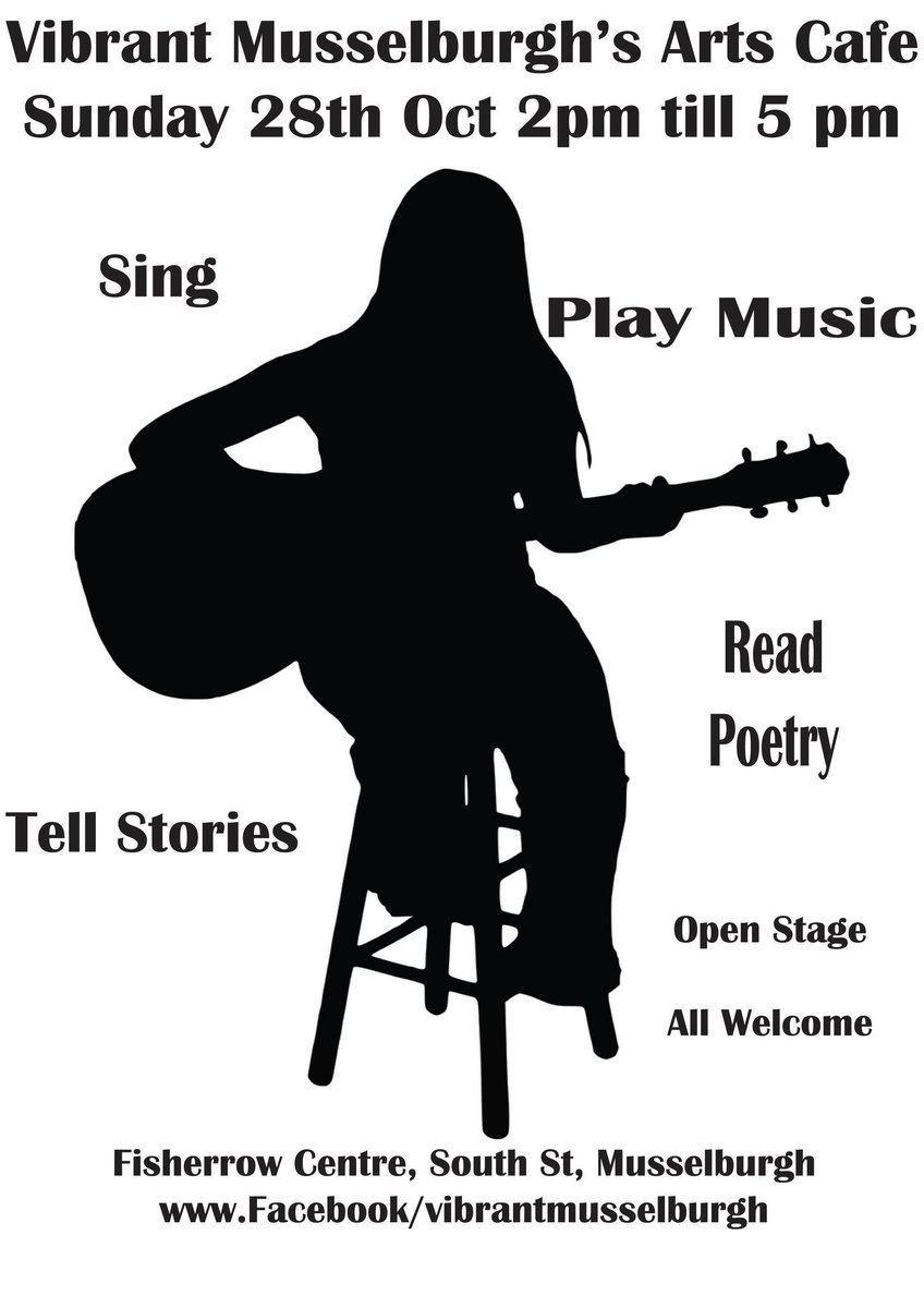 VibrantMbArts's tweet photo. Come along to our Vibrant Arts Cafe on 28th Oct 2pm-5pm in Fisherrow Centre. Performers and audience members all welcome to this Open Floor event - and it's free! https://t.co/ewSEU5RdGz