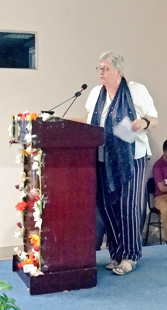 hmirfanullah's tweet photo. Prof. Carolyn Roberts of @GreshamCollege presents keynote paper at the closing session of #csd2018 #conference at @ULABian. #Bangladesh https://t.co/qWEioexjjF