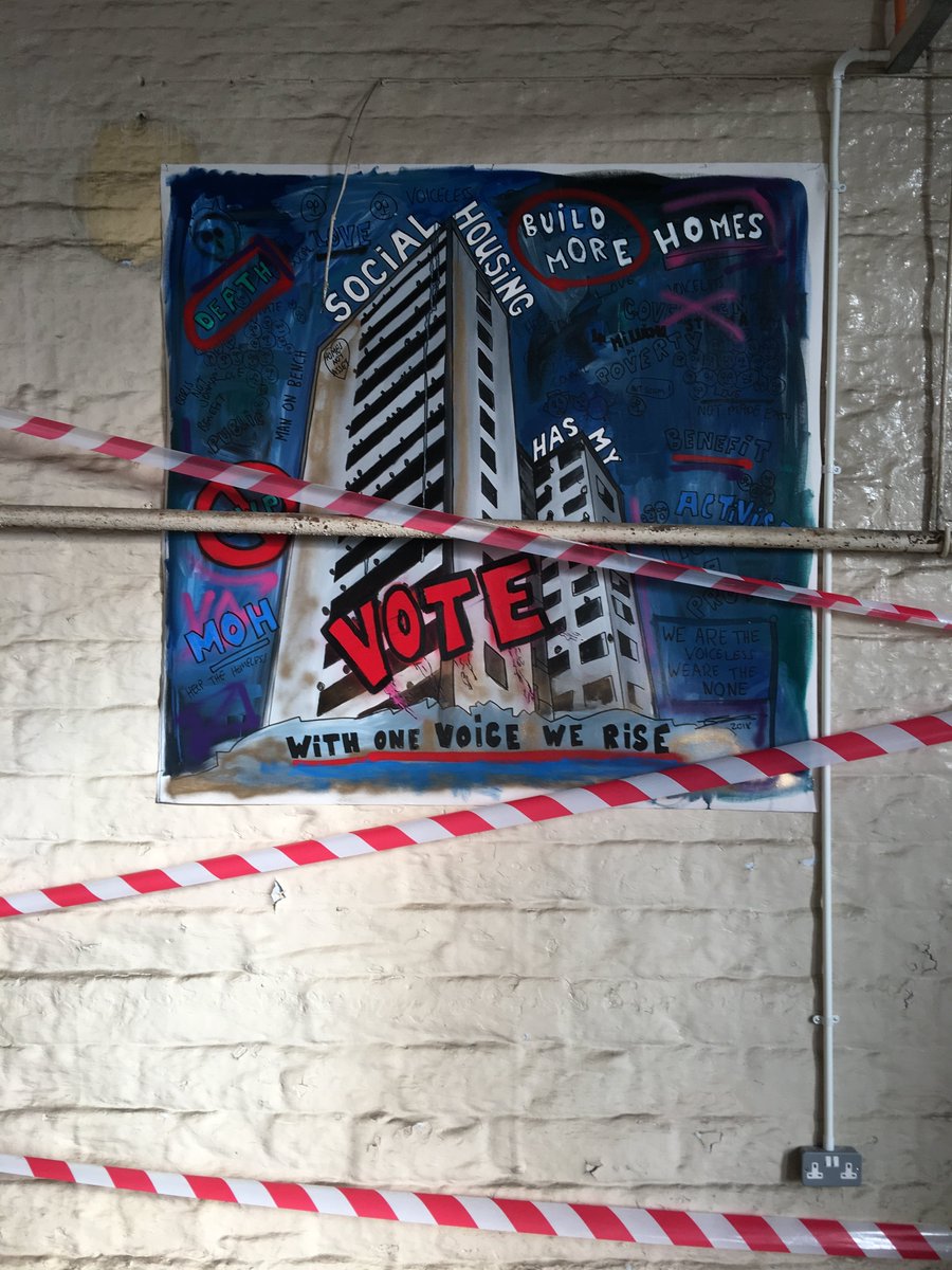 SaltsMill's tweet photo. This weekend only: The Art of Homelessness. Don’t miss this extraordinary installation by artist, educator &amp; campaigner David Tovey. 3rd floor, 10am-5.30pm.  #thepowerofart #outsiderart #dontmiss #saltsmill #saltaire https://t.co/qLQ0teDRGu
