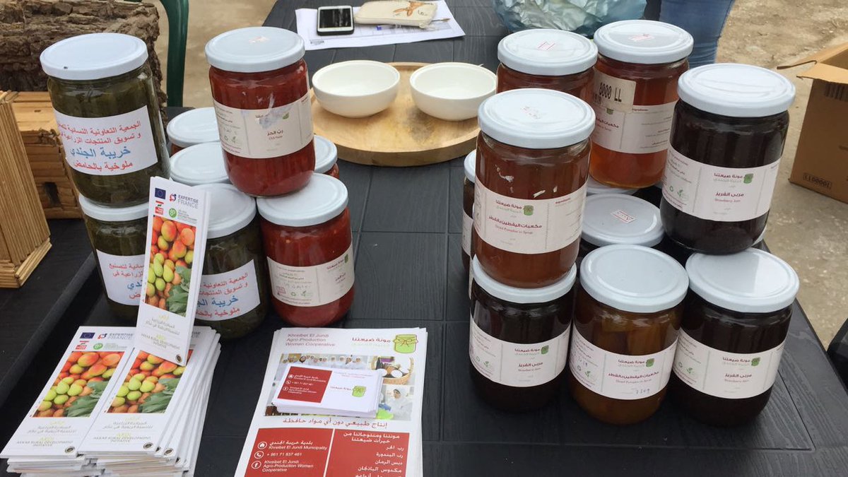 FairTradeLeb's tweet photo. From the local Farmers' Market in the #FairTradeTown of #Munjez in North #Lebanon! https://t.co/8uvdcU97us