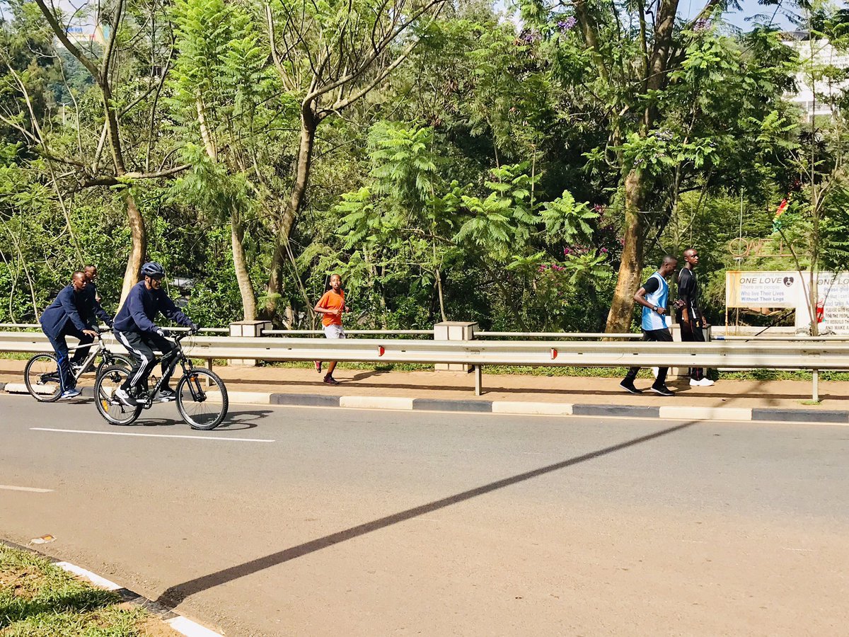 JohnPeter_RWA's tweet photo. Life is full of fun &amp; challenges. Being fit and #healthy helps us to conquer the challenges &amp; get the most out of the fun times too! Invest in your #health with a #healthylifestyle.
Thank you Excellency President @PaulKagame for being with us today in #CarFreeDay @CityofKigali https://t.co/sxTd310pcf
