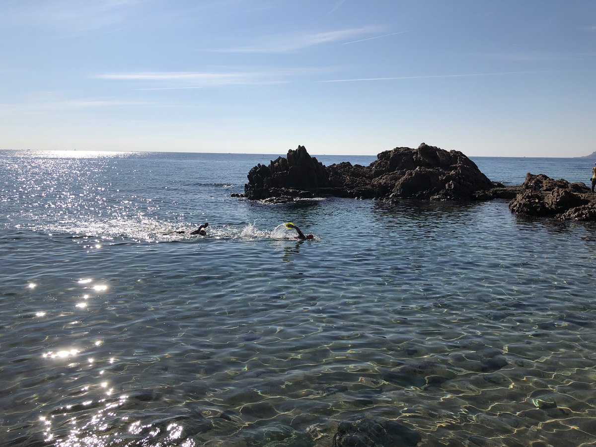 🏊‍♂️ La 1ère épreuve de Coupe du Monde de #SwimRun en France, c’est à #Cannes ! Sous le soleil exactement 😍 #CotedAzurFrance