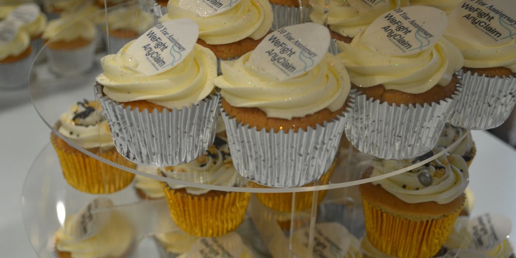 WeFightAnyClaim's tweet photo. 10 years! This month marks 10 years since we began our fight for justice for British consumers. Of course we celebrated our birthday in true We Fight Any Claim style – with balloons and cake! Read more here: https://t.co/iH6xefWShz #haPPI #anniversary #10yearsold https://t.co/DKMFo65y72