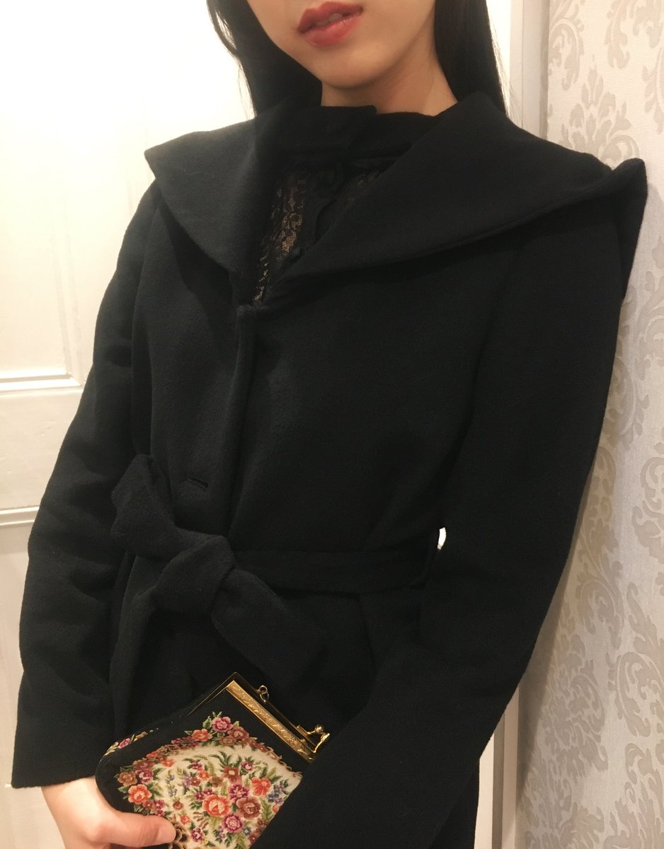 Heavenly Black セーラーカラーコート レースワンピース Fifichachnil Verybrain Boutiqueheavenly