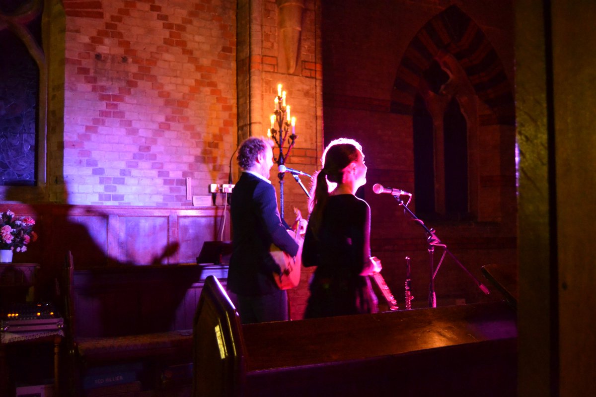TwosCompanyFolk's tweet photo. What a treat... lovely audience and very beautiful venue for last night's gig at St John's, Clay Hill in North London. #folk #livemusic https://t.co/CbPuCkqawS