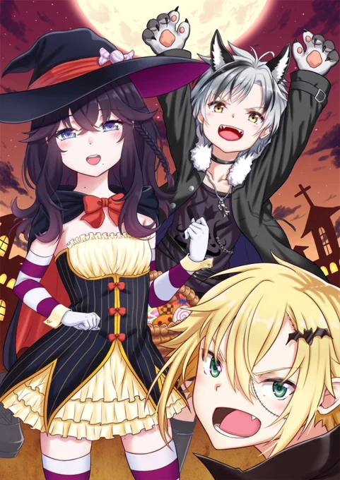 #出雲墨絵  #漆黒の水鏡 #絵画コウ
OD組ハロウィン楽しみです! 