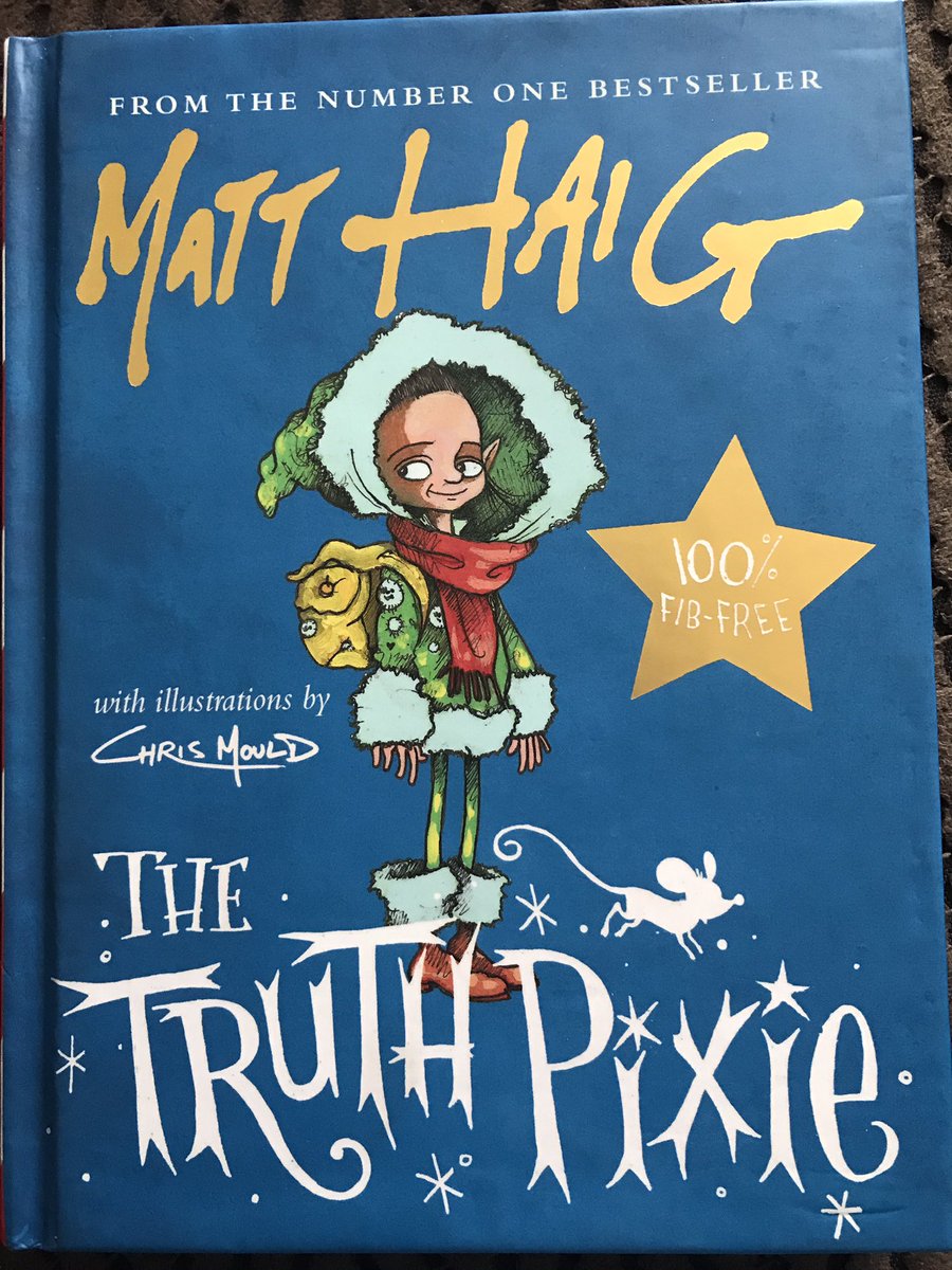 misskdolan's tweet photo. Finally got my copy. Such a lovely book. Not just for children but adults too. I can’t wait to share this with some special little people I know and some big people who I know will love it too @matthaig1 #TheTruthPixie #positive #honest #hopes #dreams https://t.co/NpVfzNOfmF