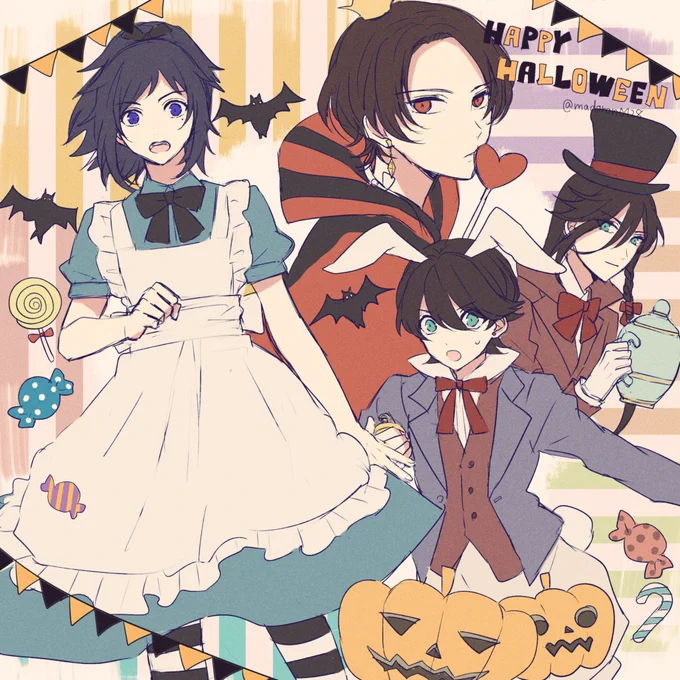 不思議の国の安定ちゃん

[▽お題箱より アリスパロ + ハロウィン] 