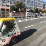 可愛すぎる山パン号に警察官も思わず声をかけたくなったw