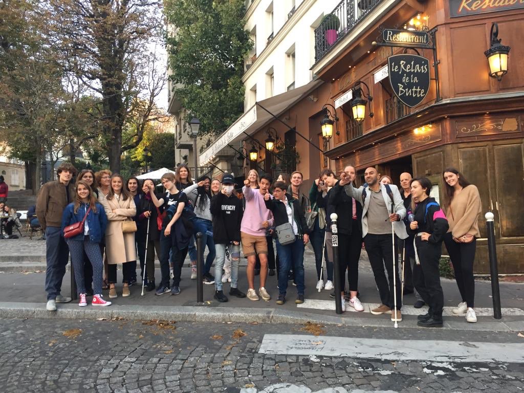 TraveleyesLtd's tweet photo. Enjoying the sights of Montmartre with our fabulous students from ⁦@IntSchBrussels⁩ #Paris #inclusivityinaction https://t.co/dqA4S1A3sa