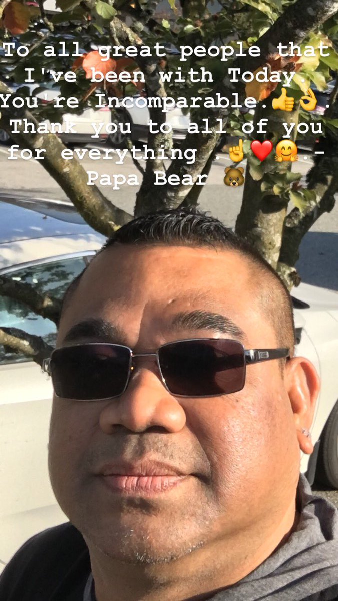 Papabearlegaspi's tweet image. #ToAll #greatpeople that I've been with #Today.
#You're #Incomparable.
👍👌.
#ThankYou #to #all of #you #for #everything .☝️❤️🤗.-
Papa Bear 🐻
@Papabearlegaspi 

#PAPABEAR
#BC
#CANADA
#WORLD