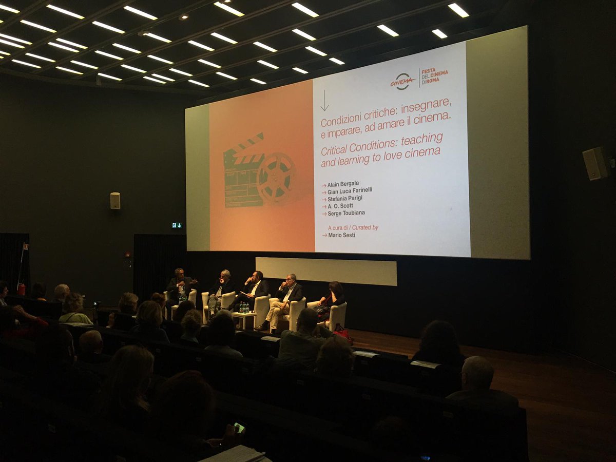 romacinemafest's tweet photo. #CriticalConditions ora al @Museo_MAXXI per i convegni di #RomaFF13. "L'importanza della formazione per sviluppare lo sguardo critico nel giovane pubblico". https://t.co/xcKvP8uqQT