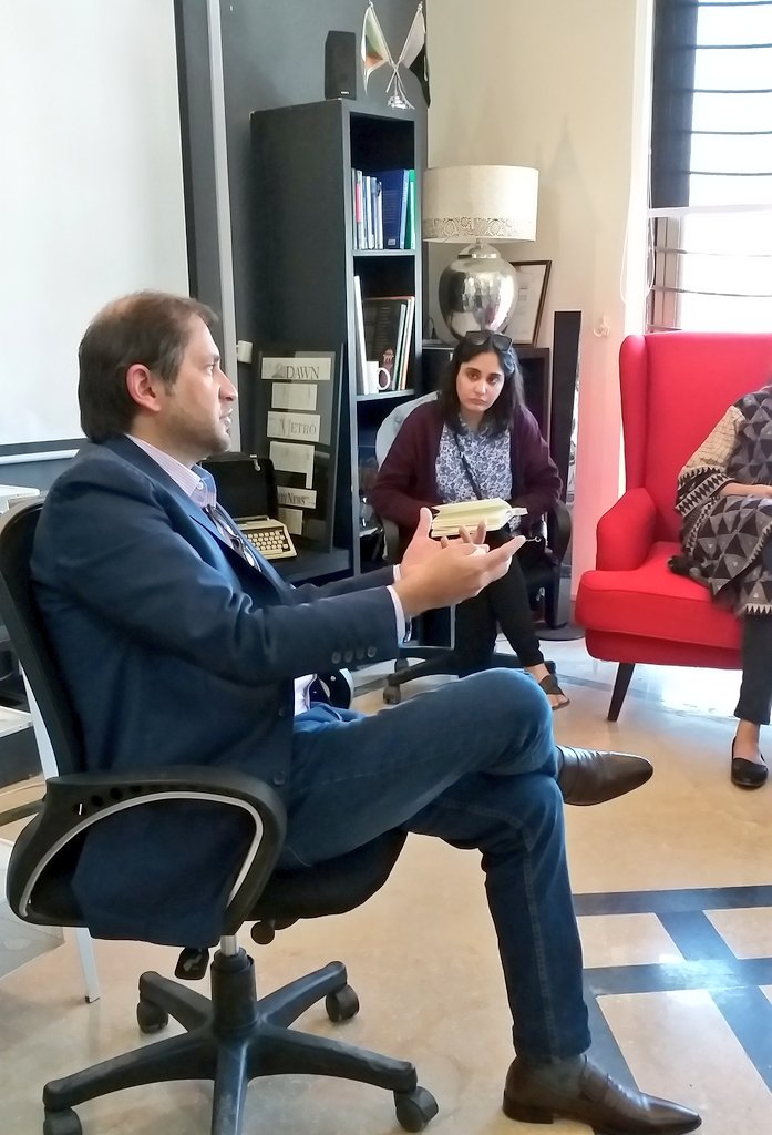 Invest2Innovate's tweet photo. Itβs our final session of Weekend 2 of the i2i Accelerator! Faisal Aftab, Managing Partner of Lakson Ventures, is chatting with our startups about raising investment & providing one on one feedback with each of our companies.Thanks Faisal!
#i2i2018 #Accelarate2018 #Entrepreneur https://t.co/g0rEVISov5