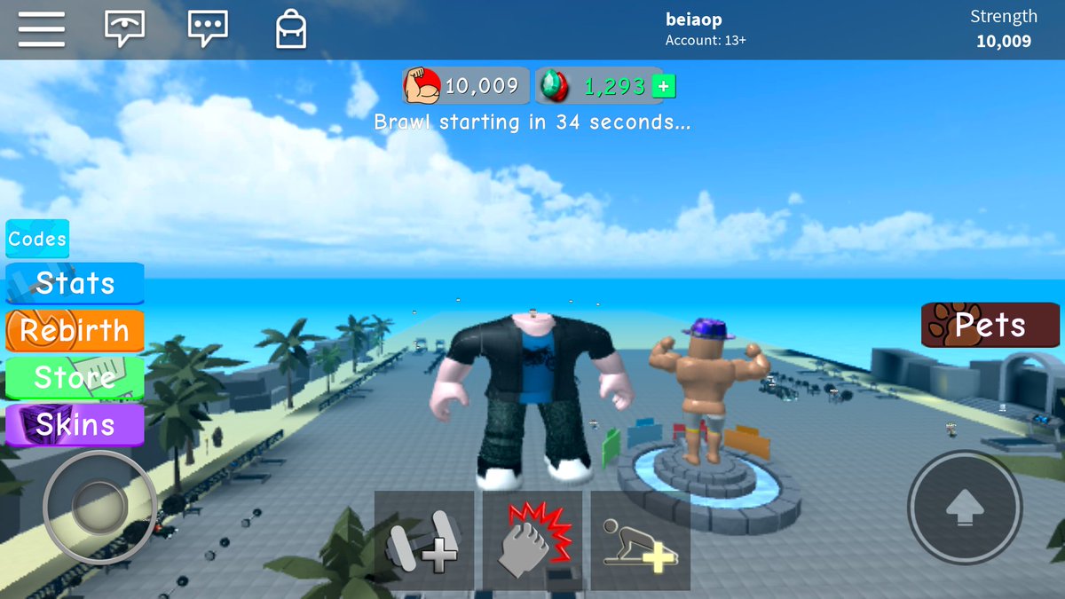 Roblox Muscle Simulator Fan Muscleroblox Twitter - roblox shopping simulator twitter codes