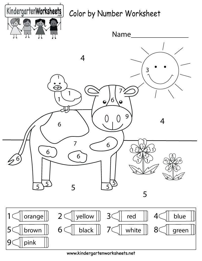 Kindergarten Wsheets On Twitter This Is One Of Our Free Color By Number Worksheets Kids Can Improve Their Number And Color Recognition Skills Practice Following Directions And Work On Their Fine Motor