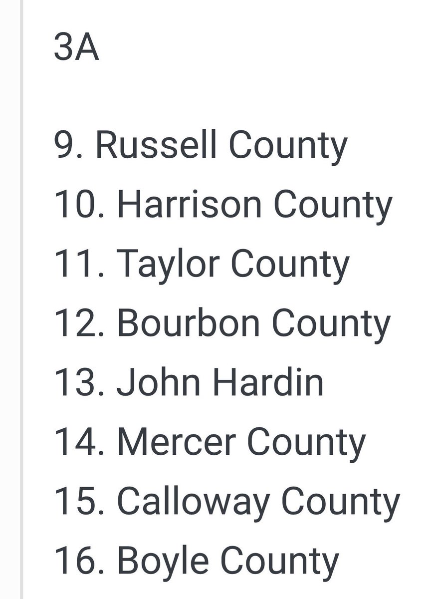 This is 3A Semis draw info I have at this time. I am so happy to be able to see all of these amazing bands @ Boyle County HS on Saturday! All @ BCHS what an exciting treat!