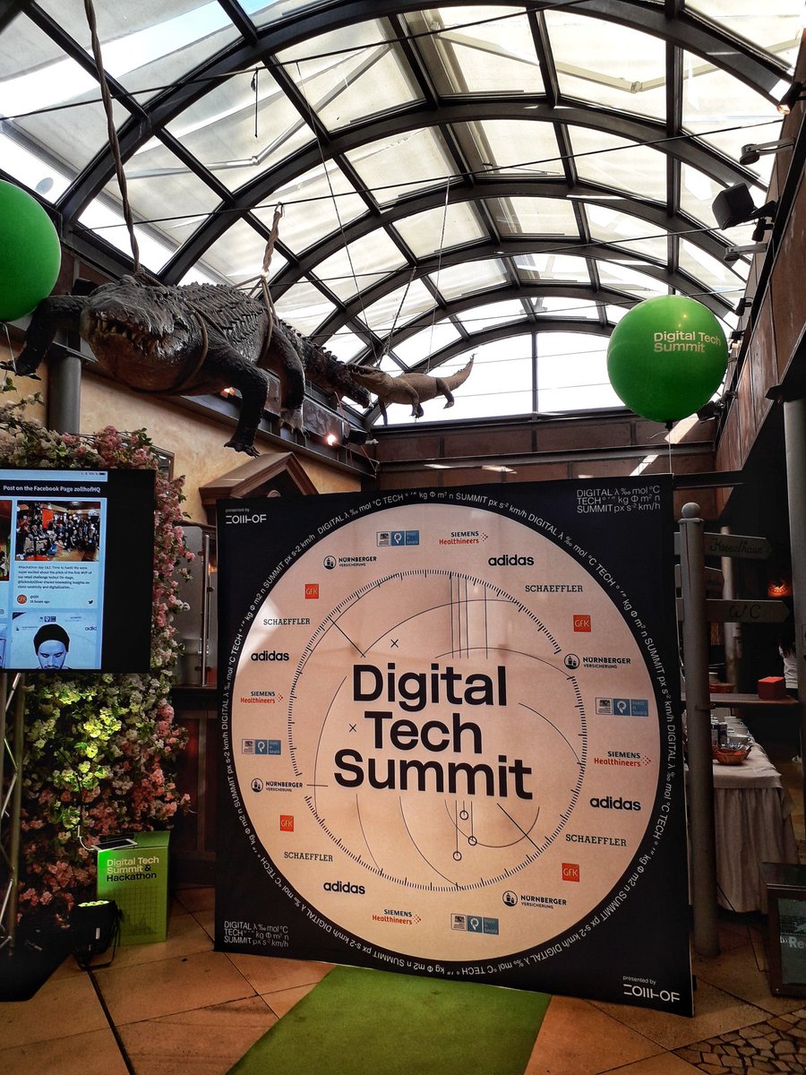 b_spokeB's tweet photo. Just arrived at Digital Tech Summit by @zollhofHQ . Greeted by an #allygator - that's what I call a good sign for the upcoming #mobility panel.@door2doorHQ #gotechsummit https://t.co/hXg38pFQp8