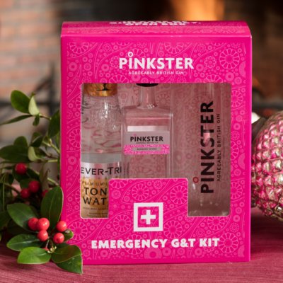 New Pinkster Gift Packs instore now - perfect Christmas presents for those Gin Lovers out there.  <a href="/PinksterGin/">Pinkster Gin</a> 

Emergency G&amp;T Kit - 5cl Gin, 200ml Fever Tree Tonic and High ball 
35cl Gift Set  - 35cl Bottle and 2 Gin Highball Glasses 
Miniature Gift Set - 5cl Gin and Gin Jam