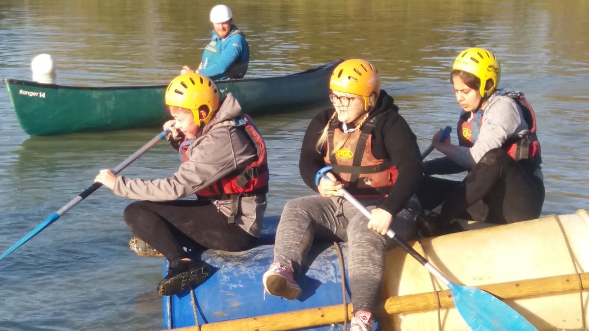 sirius_north's tweet photo. #SANY11 enjoying their adventures in Caythorpe #raftbuilding #SANenrichment https://t.co/hi2NjM4txP