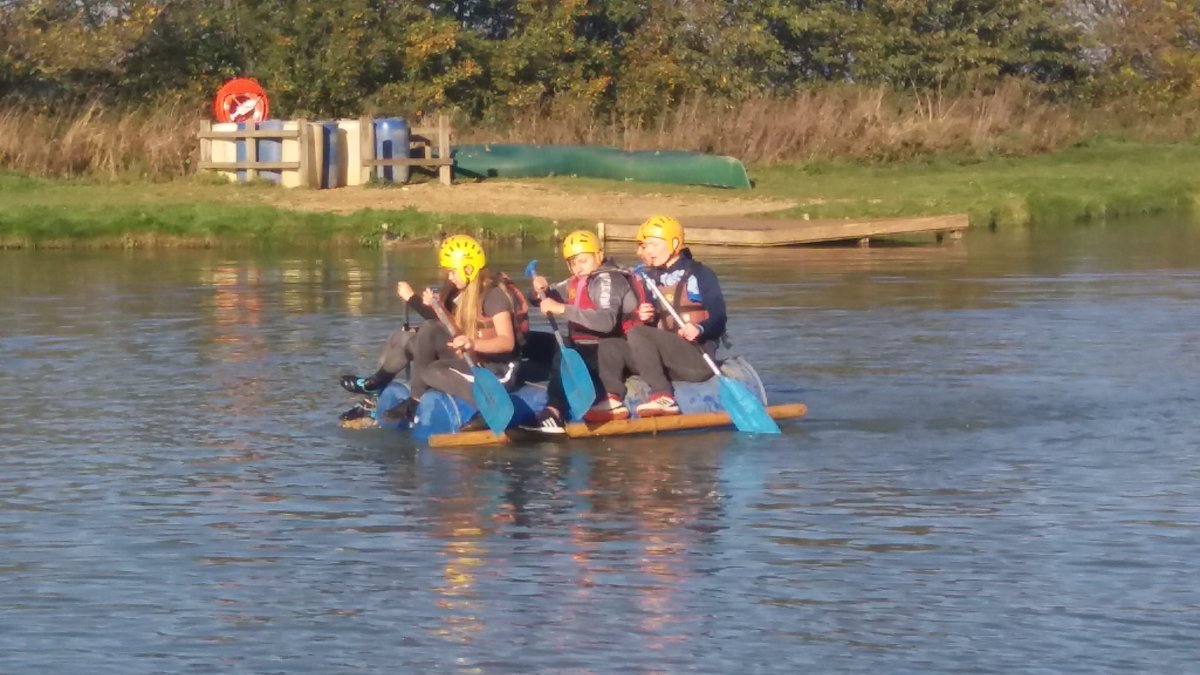sirius_north's tweet photo. #SANY11 enjoying their adventures in Caythorpe #raftbuilding #SANenrichment https://t.co/hi2NjM4txP