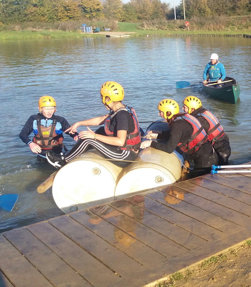 sirius_north's tweet photo. #SANY11 enjoying their adventures in Caythorpe #raftbuilding #SANenrichment https://t.co/Q0KddaiUue