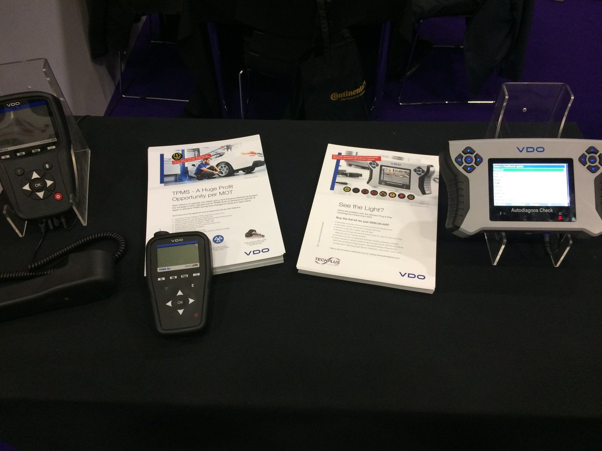 CryptonUK's tweet photo. We are ready for day 2 at Auto Trade Expo in Dublin. Come and talk to the Crypton and VDO teams about your garage equipment needs, diagnostic and service tools and the 'hottest' topic in the aftermarket - TPMS! https://t.co/REWVsvPPcX