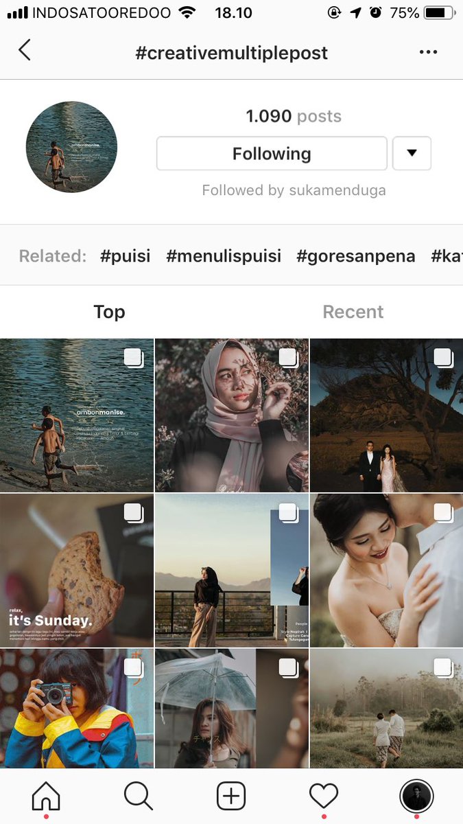Madariyanhadi's tweet image. Buat yang mau bikin atau butuh inspirasi bisa kalian search hastag #CreativeMultiplePost di Instagram kalian. Sudah banyak temen-temen yang bikin kok ✨