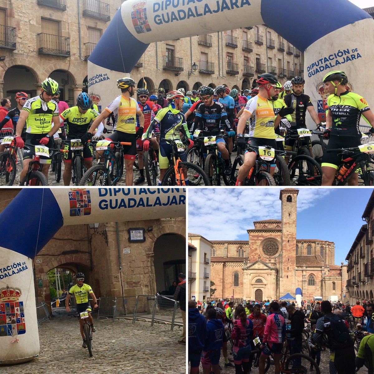 MtbGuada's tweet photo. Jornada espectacular en Sigüenza con más de 200 participantes. Victoria para Alejandro Gomez. https://t.co/o3azjYd8b7