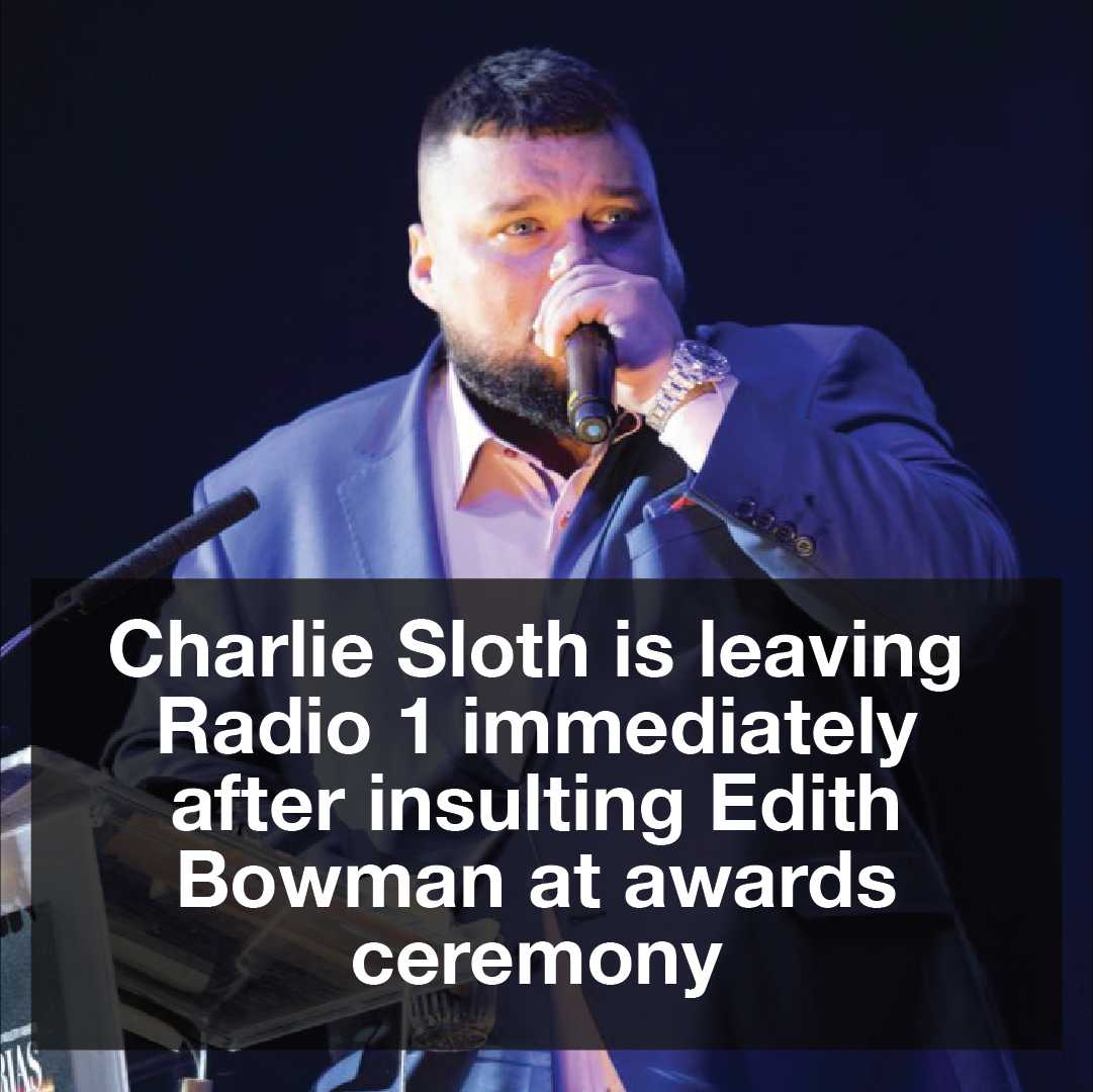 HeyMusicTweets's tweet photo. #HeyMusicUpdate (3/4)
🔻
@CharlieSloth is leaving #Radio1 immediately after insulting #EdithBowman at awards ceremony
__________
#CharlieSloth @BBCR1 @1Xtra #1Xtra #FITB #FireInTheBooth @EdiBow #TheRapShow #ARIA #ARIAs https://t.co/NqFsbXsYZp