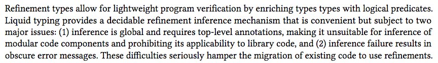 papers_we_love's tweet image. Gradual Liquid Type Inference - Vazou, et al. buff.ly/2S4AV79

#refinementtypes #typeinference #pl