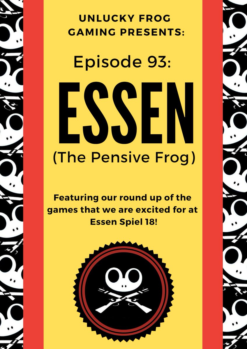 buff.ly/2OAER1y 

Episode 93 is now available for download! 

We run through our favourites for #Essen! Mentions include: <a href="/DruidCityGames/">druidcitygames</a> <a href="/Earth_To_Games/">Earth To Games (at home)</a> <a href="/TwistedBitGames/">Twisted Bit Games</a> @badcatgames <a href="/EmmerseStudios/">Emmerse Studios</a> @grimlordgames @RolandsRevenge <a href="/BrainGames_int/">Brain Games</a> <a href="/BlueOrangeGames/">Blue Orange Games</a>

(1/3)