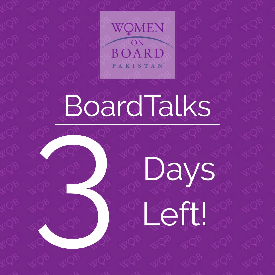 WOBInitiative's tweet photo. Only three days left before our series of BoardTalks for the month of October finally take place!
#WOBpk #Leadership #BoardTalks #WOBEvents #MotivationForLeadership #Hashoo https://t.co/LsqwQEX4ml