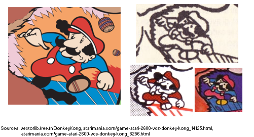 Supper Mario Broth - Artwork of Donkey Kong and Mario, drawn by