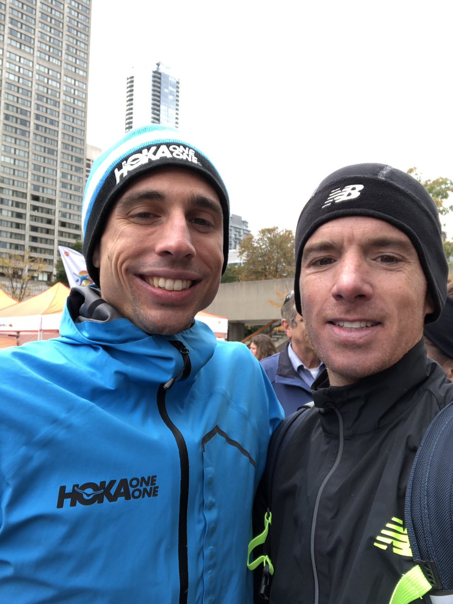ReidCoolsaet's tweet photo. Huge congrats to @CamLevins for smashing the Canadian Marathon record with a 2:09:24! I shuffled in about 8 minutes later for second Canadian. https://t.co/blVLHxG4mS