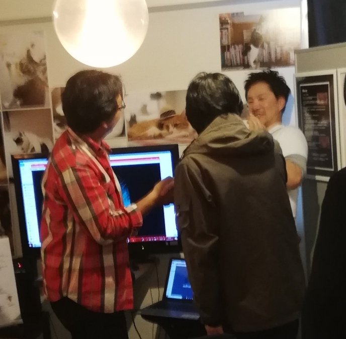 RuiReiChannel's tweet photo. 「#ホーギーヒュー」リリース記念イベントに行って来ました!古川氏、深見氏、テクノウチ氏のコナミ秘話や古川氏のミニライブが聴けて最高でした!中潟氏もご来場で皆ビックリのイベントでした!
予約した11月発売のPC版が待ち遠しいです!
#古川もとあき
#深見誠一
#TECHNOuchi
#株式会社ピクセル https://t.co/mOdKPDSiGb