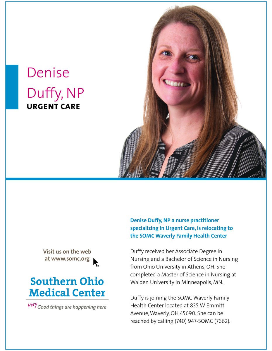 Denise Duffy, NP is now seeing patients at our Waverly Family Health Center! If you have any friends in the Waverly area, make sure you share our post and let them know.