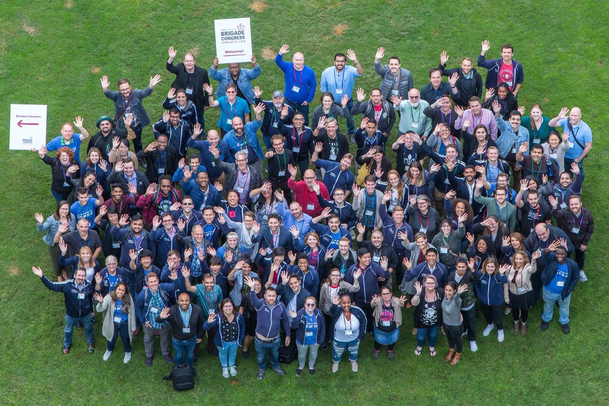 codeforamerica's tweet image. Thank you to everyone who made #BrigadeCongress possible! 🇺🇸❤️💙💻💪✨