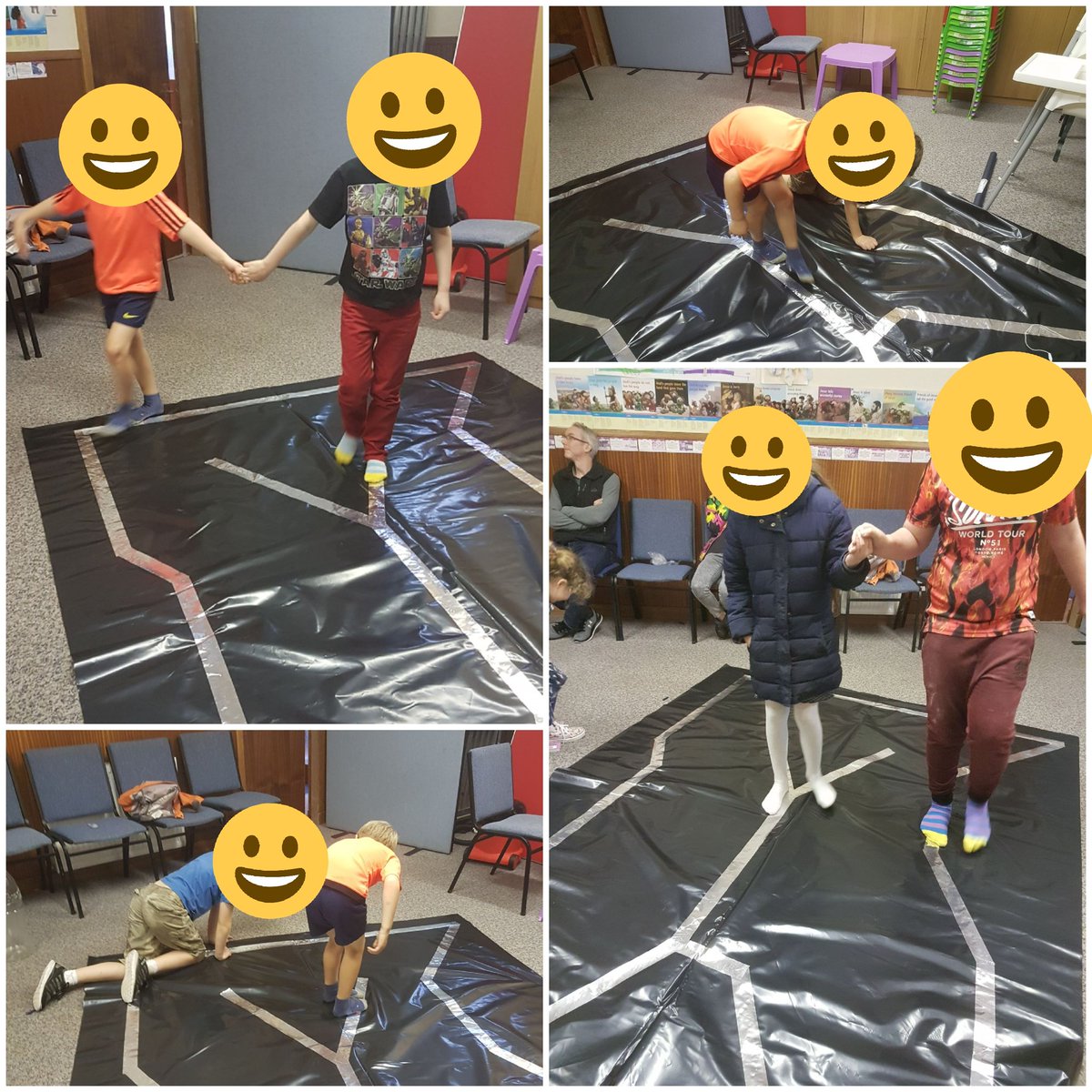 mrmckaycomp's tweet photo. So this is what I was working on - trial run with my weekend guinea pigs. Still another few twists to add in school. @makeymakey @MakerEdOrg #aMAZEingkids #makeymakeychallenge https://t.co/c8xkab5Yrd