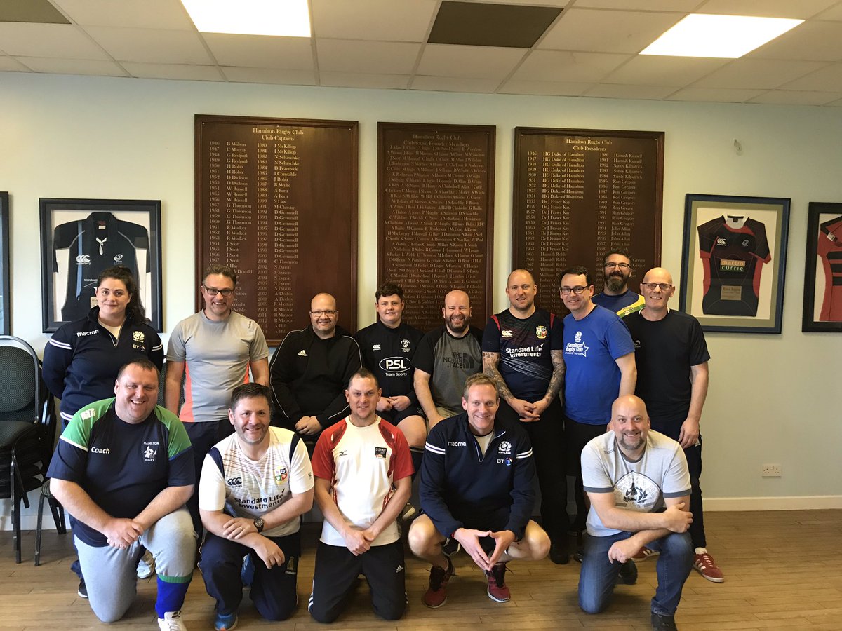 Well done to all the coaches who attended @HamiltonBulls UKCC L1 @scotrugbycoach for completing the course. Great 2 days of sharing ideas     #learningcanbefun