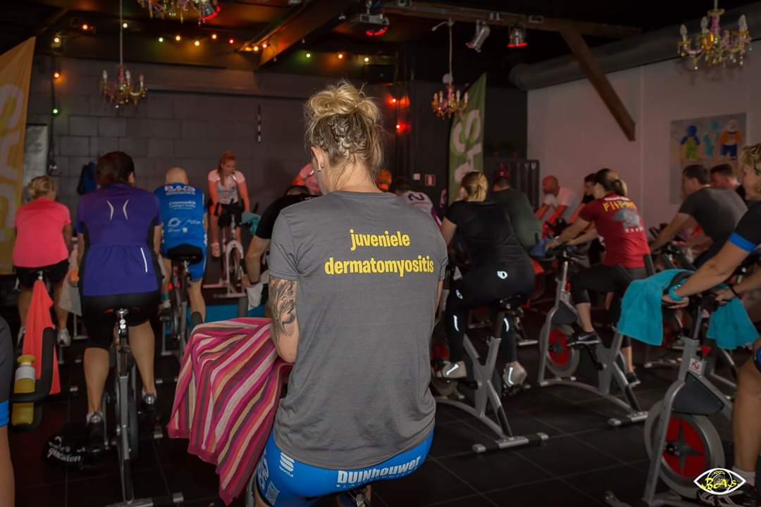 Meegedaan met een spinningmarathon tbv <a href="/deBASstichting/">de BAS Stichting</a> . 
Verder onderzoek en meer kennis naar juveniele dermatomyositis!
#juvenieledermatomyositis #spinning #jdm.
