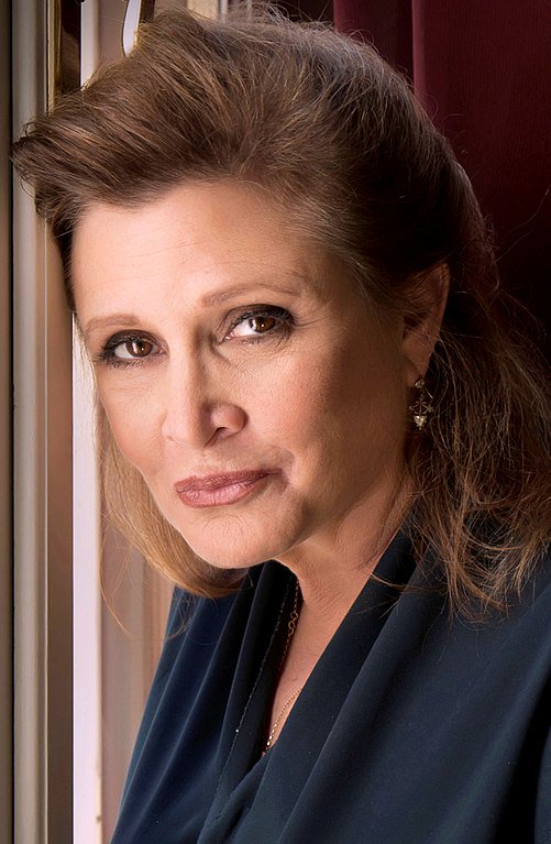 Carrie Fisher was born on this date October 21 in 1956. Photo by Riccardo Ghilardi.